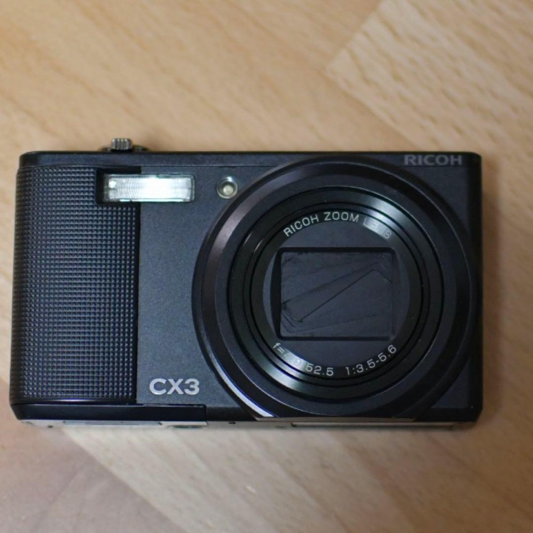 リコー CX3 コンパクトデジタルカメラ　黒　日付以外完動品