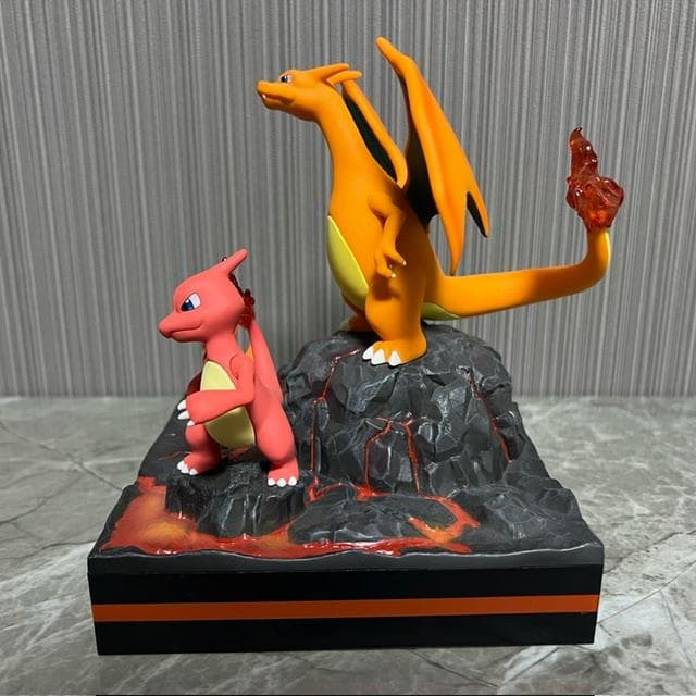 【 新品 】リザードン　リザード　ヒトカゲ　ガレキ　フィギュア　セット
