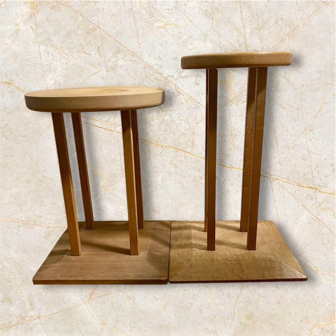 組紐 丸台 7寸5分台 1尺台 2台セット