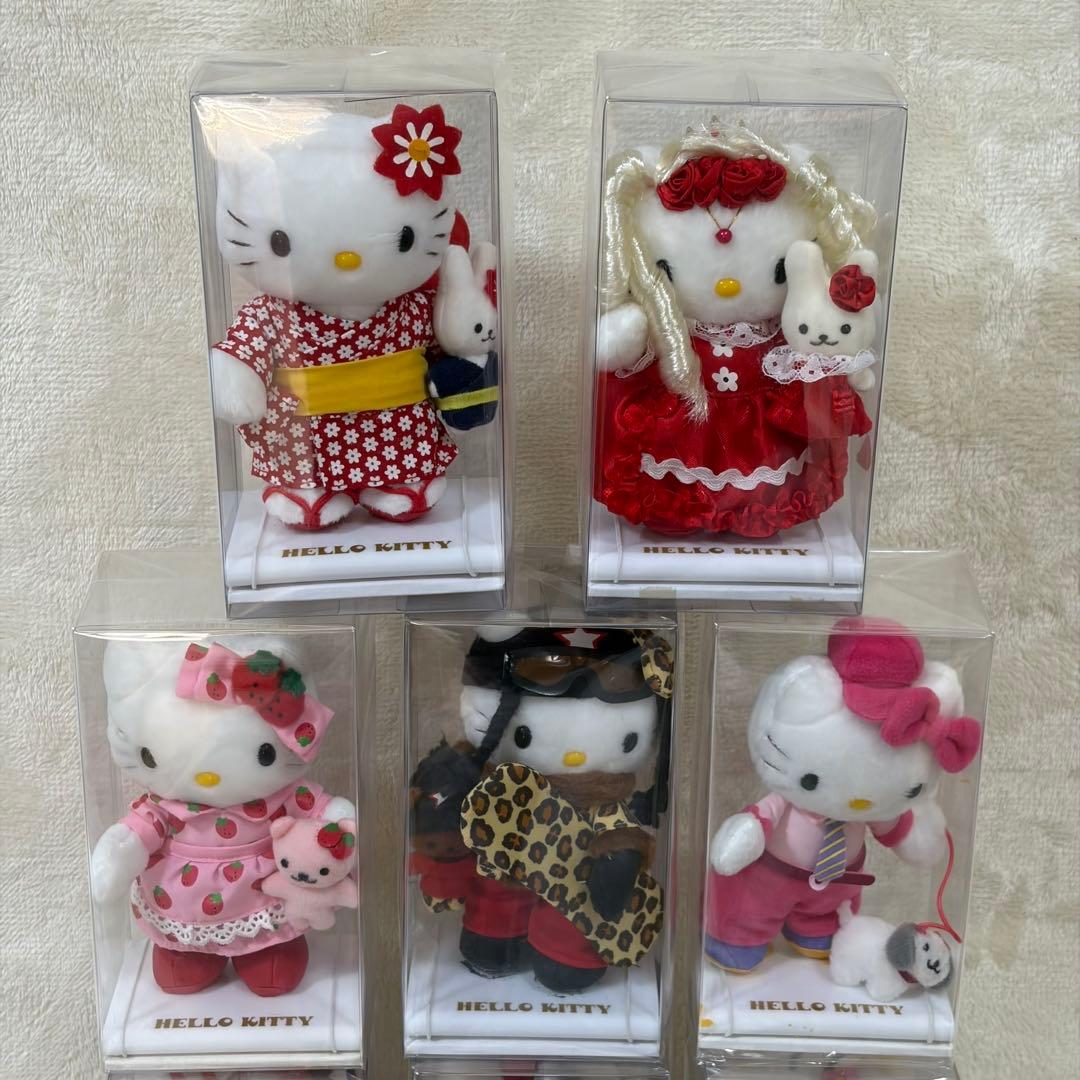 【希少品】サンリオ キティちゃん ぬいぐるみ ポイントドール 非売品 まとめ売り