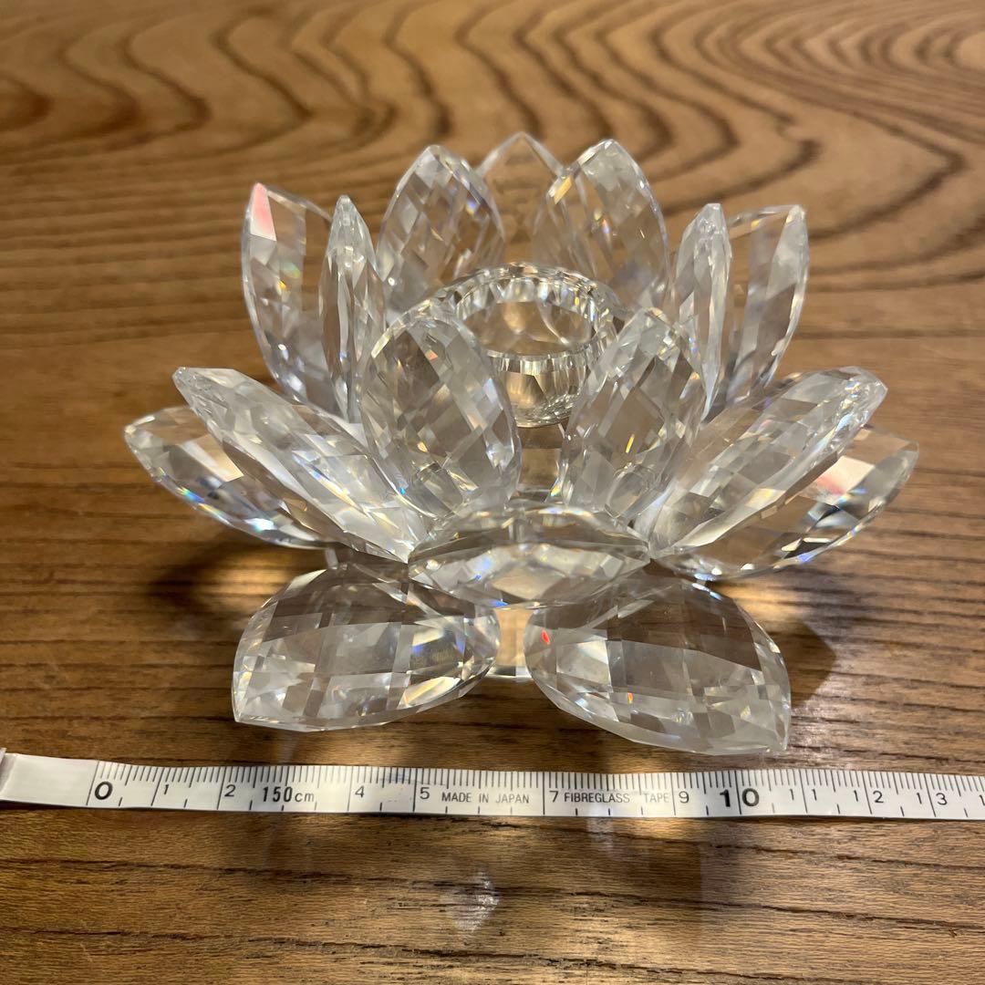 スワロフスキー キャンドルホルダー ラージサイズ Lサイズ 未使用 クリスマス