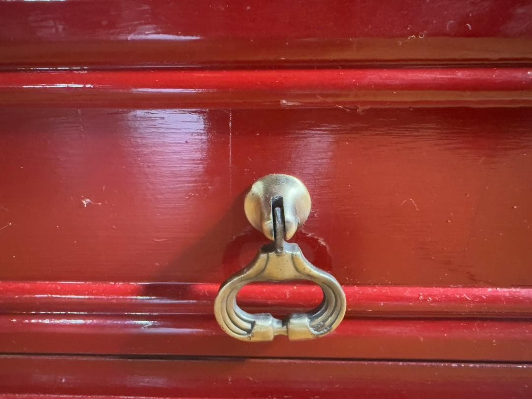 アンティーク 木製 収納棚 脚付き