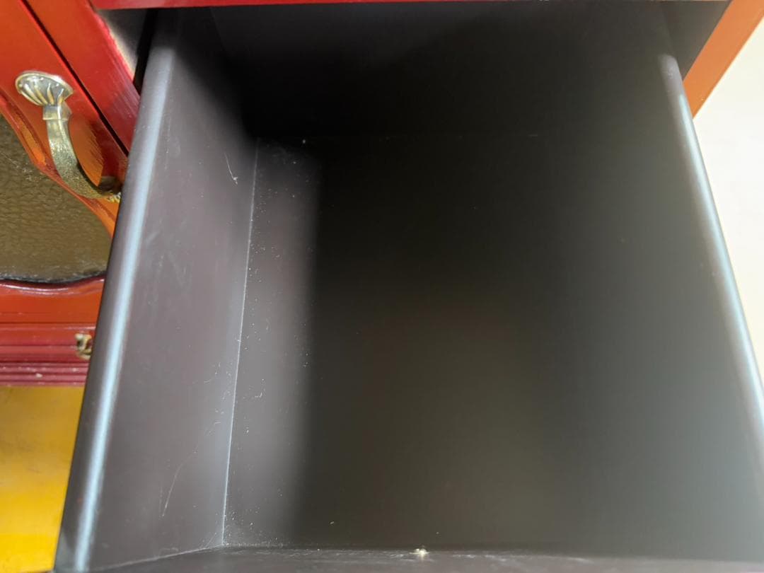 アンティーク 木製 収納棚 脚付き