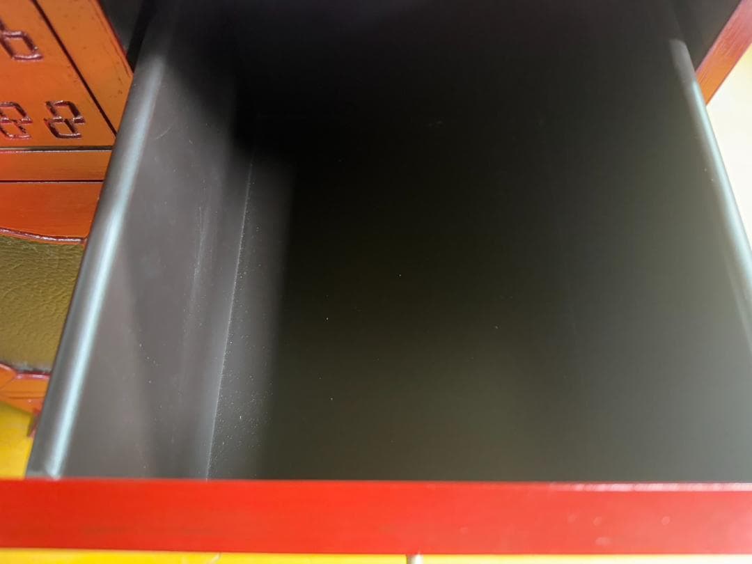 アンティーク 木製 収納棚 脚付き