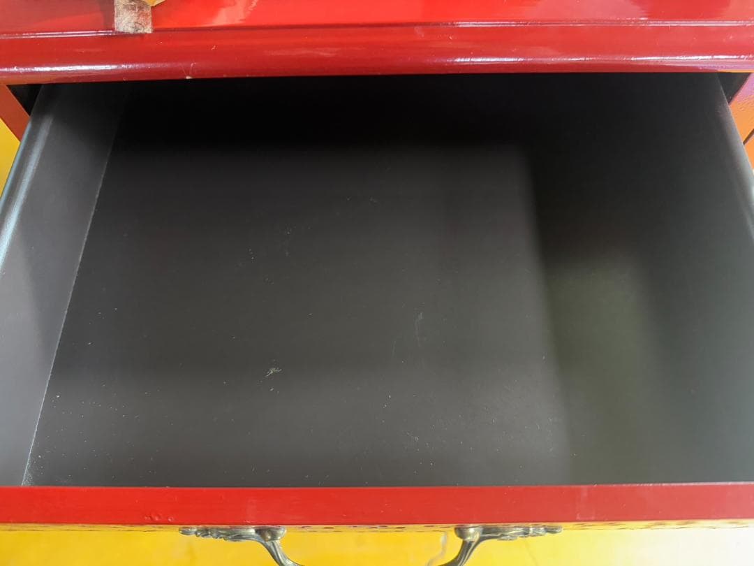 アンティーク 木製 収納棚 脚付き