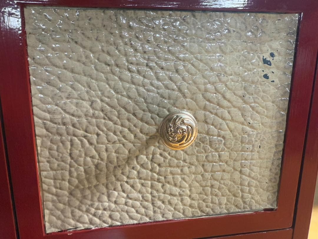 アンティーク 木製 収納棚 脚付き