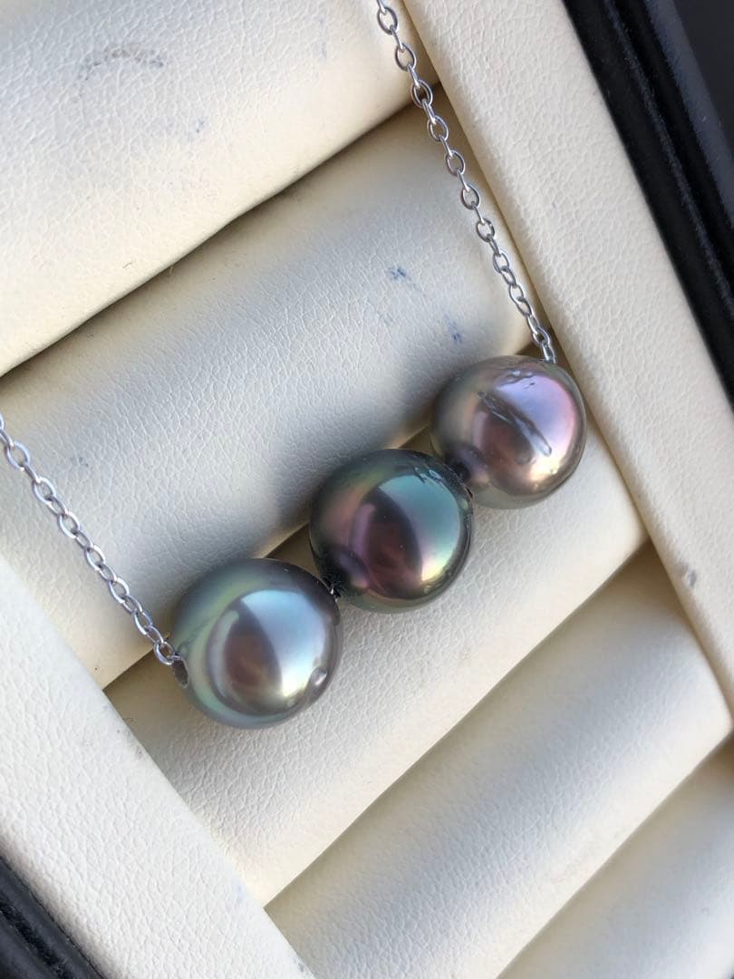 本真珠　黒蝶真珠ネックレス 3ways PJ11