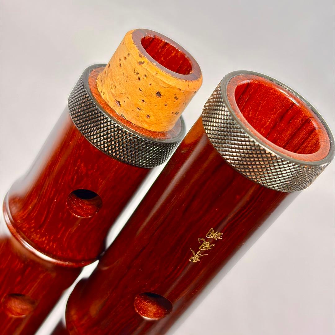 都山流 尺八 琴風 八寸管 5穴　樹脂管