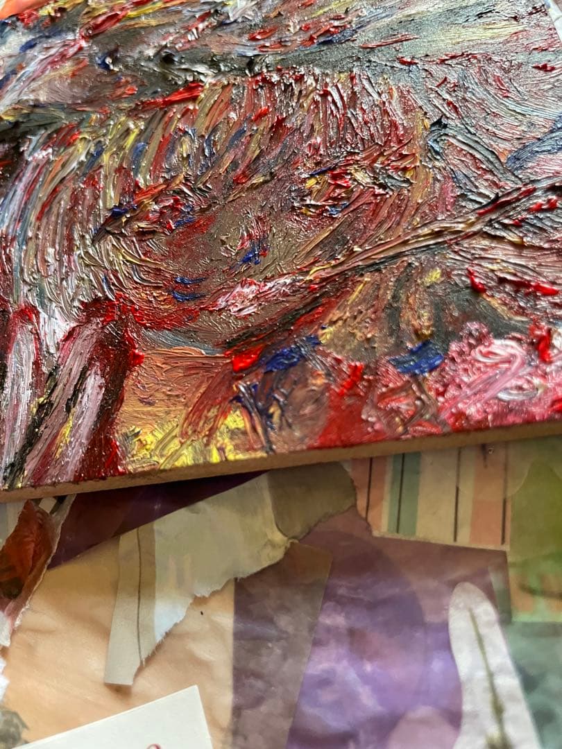 【534】 東方Project 油彩画 油絵 フランドール 絵 直筆原画 一点物