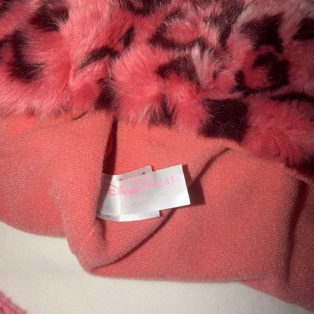 ヒョウ柄ミニー ファンキャップ ピンク