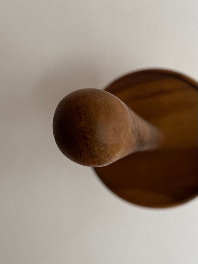 アンティーク ビンテージ 小物 ハット 帽子 台座 木製 置物 美品