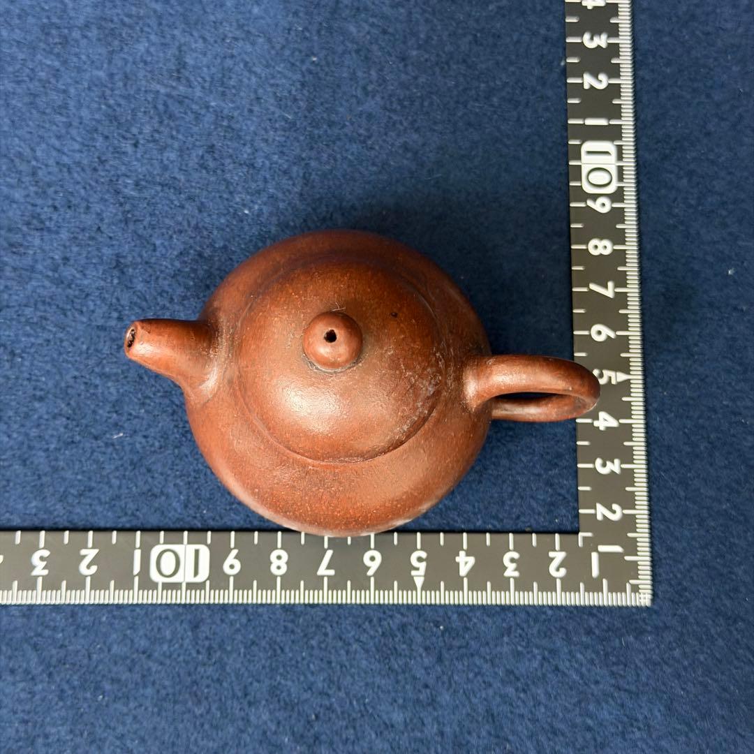 孟臣 君子之交談如水 急須 朱泥 煎茶 茶道具 茶器 古玩 旧家 蔵出 骨董品