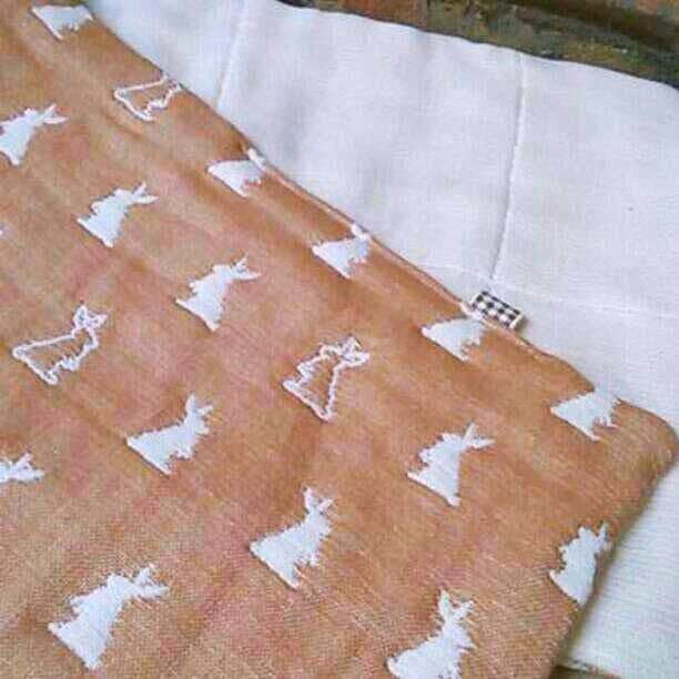 済。４枚。ナッツ1213★みかん大感謝特価★１２重ガーゼ☆フェイスタオル