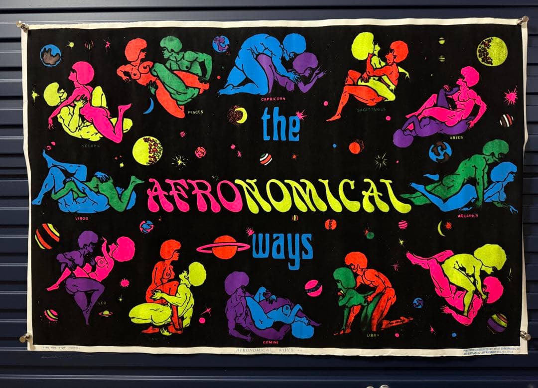 AFRONOMICAL WAY☆BLACK LIGHT☆POSTER☆ポスター☆