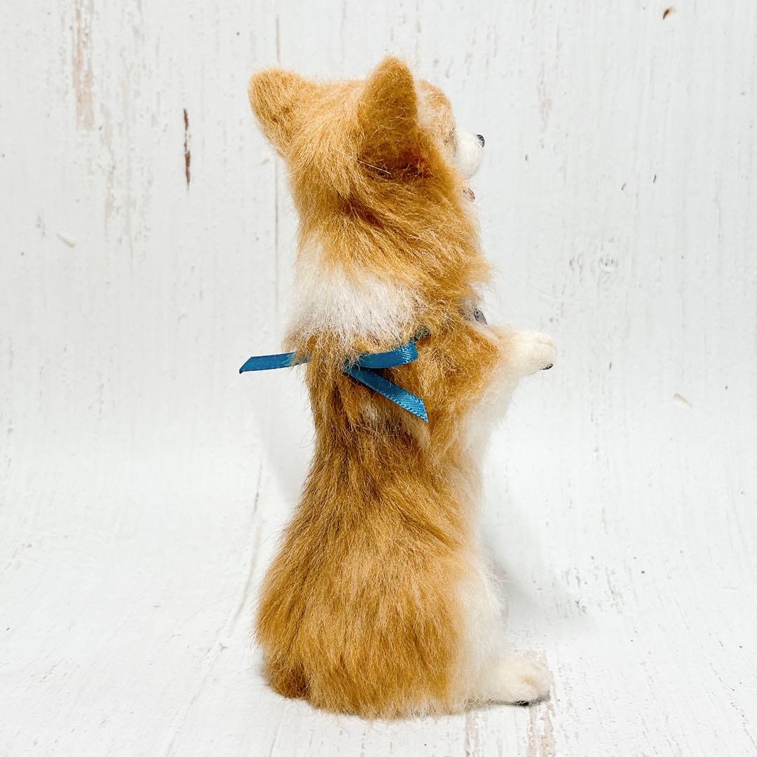 ame 羊毛フェルト 犬 コーギーちゃん