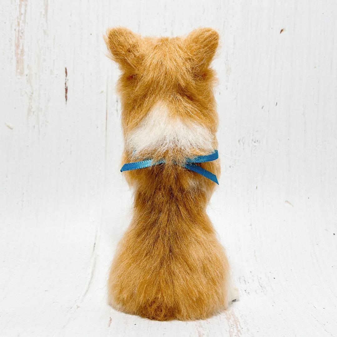 ame 羊毛フェルト 犬 コーギーちゃん