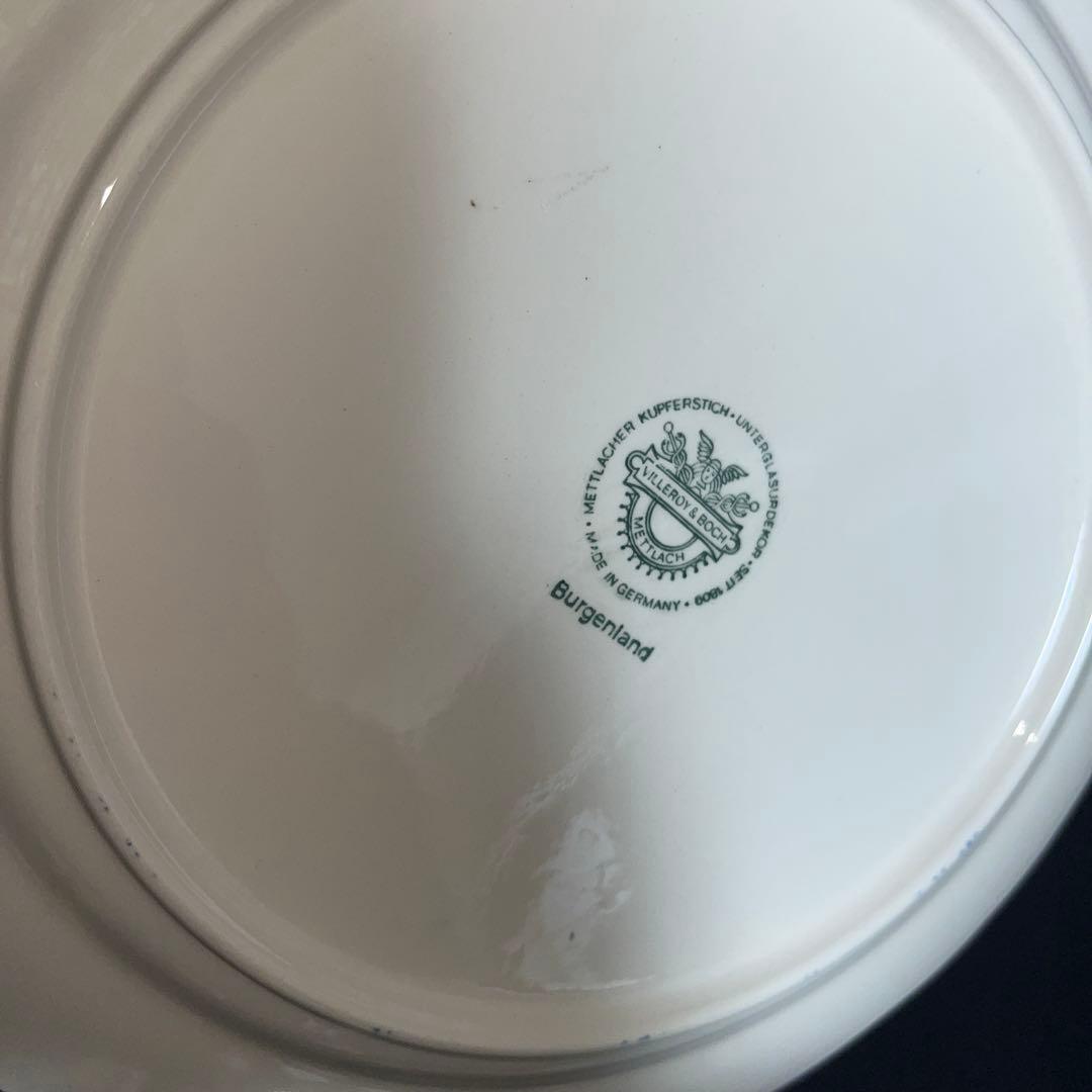 橋B ビレロイ＆ボッホ ブルゲンランド ディナープレート 4枚 25cm