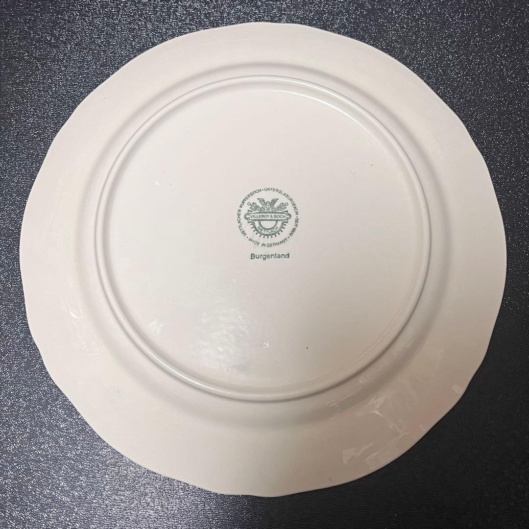 橋B ビレロイ＆ボッホ ブルゲンランド ディナープレート 4枚 25cm