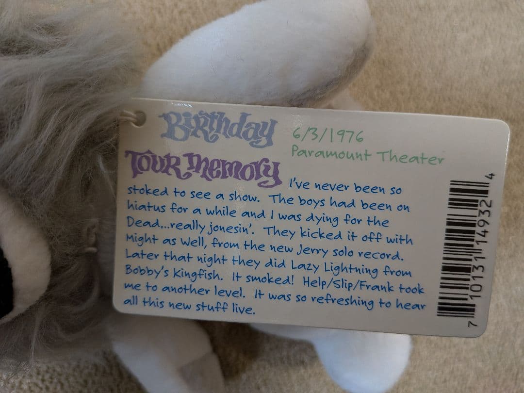 GRATEFUL DEAD グレイトフルデッド ベア　7インチ　6体セット