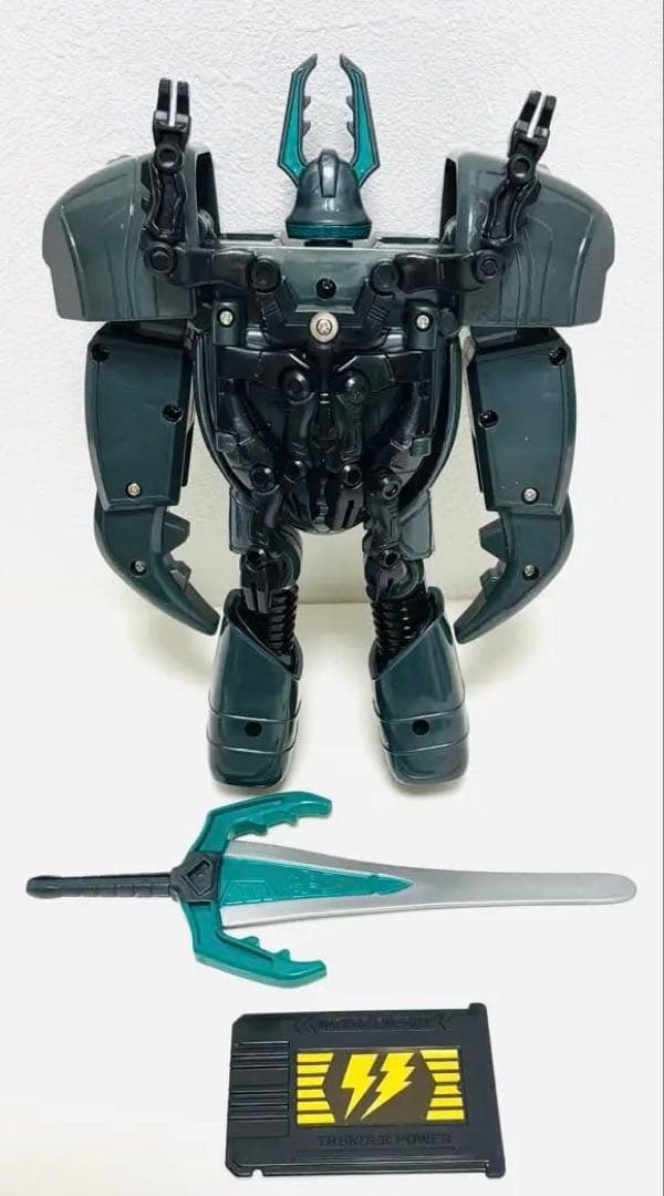 ビーファイターカブト　クワガタイタン、シール未使用、部品未使用、完品