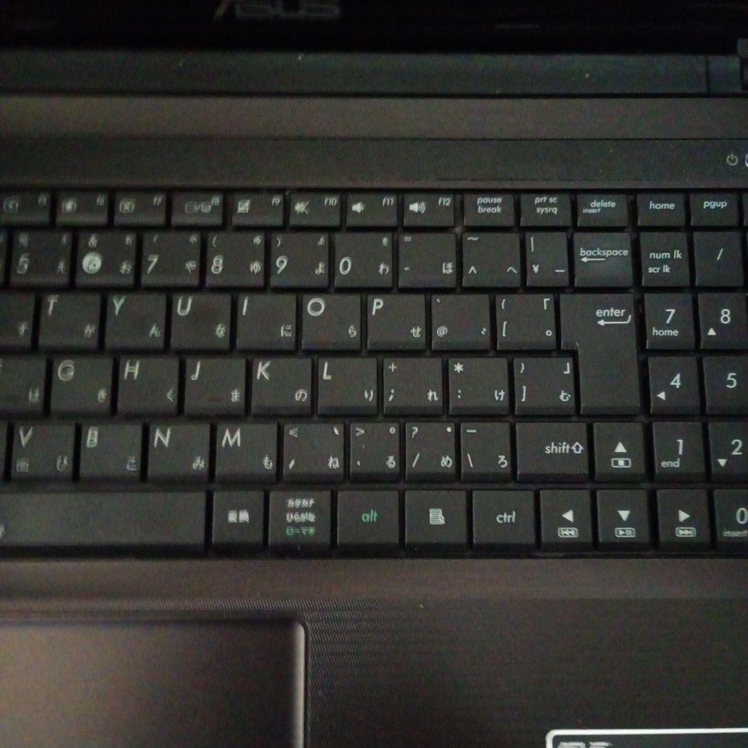 ASUS ノートパソコン ブラック 日本語配列