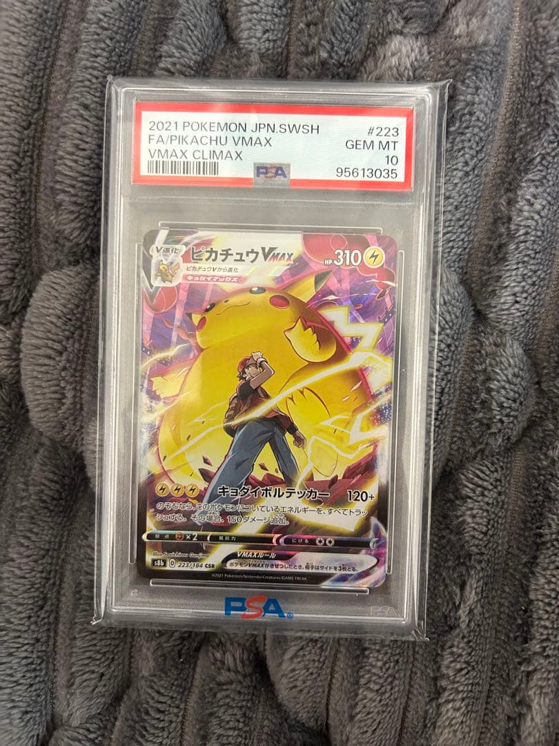 リザードンV MAX、ピカチュウV MAX PSA10