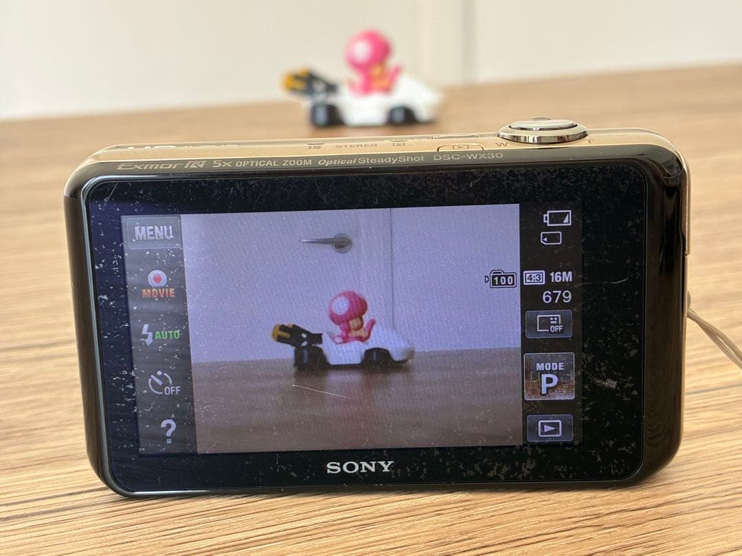 SONY Cyber-shot DSC-WX30 ゴールド 16.2MP 981