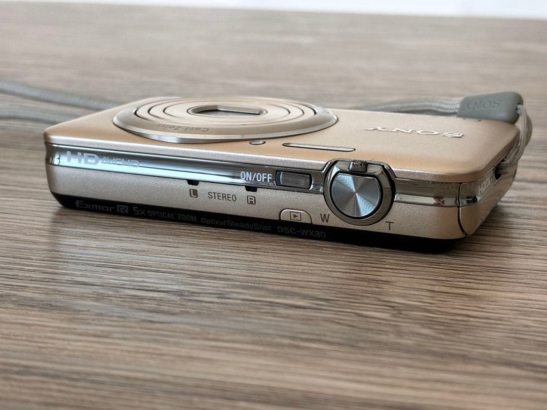 SONY Cyber-shot DSC-WX30 ゴールド 16.2MP 981