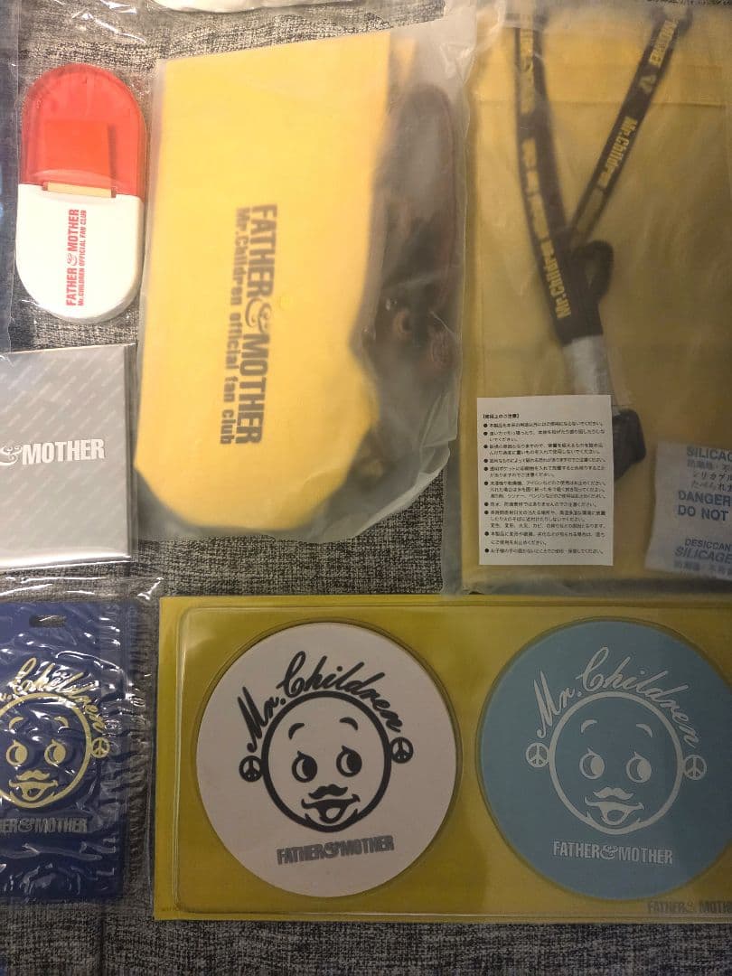 Mr.Children ファンクラブ継続特典　クッション　トート　ポーチ他