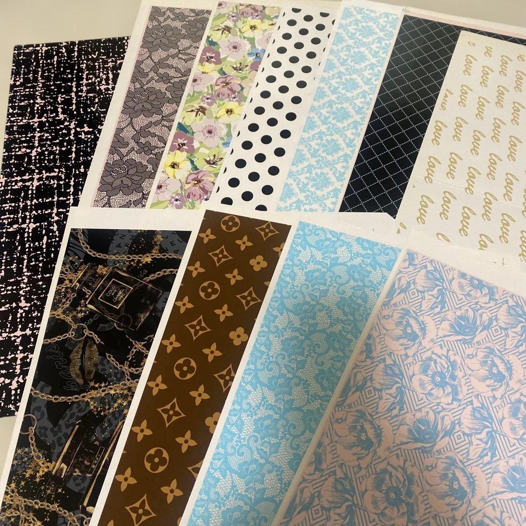 ポーセラーツ転写紙A３、11枚セット