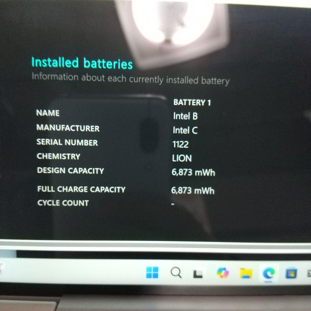 GPD pocket Windows11 office2024入　バッテリ劣化無