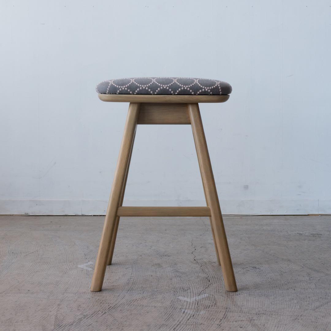 キッチンスツールNA H530＋ミナ ペルホネン　タンバリン