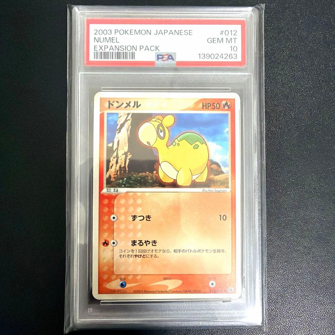 世界に1枚 2003年発売 PSA鑑定品 ポケモンカード ドンメル● PSA10