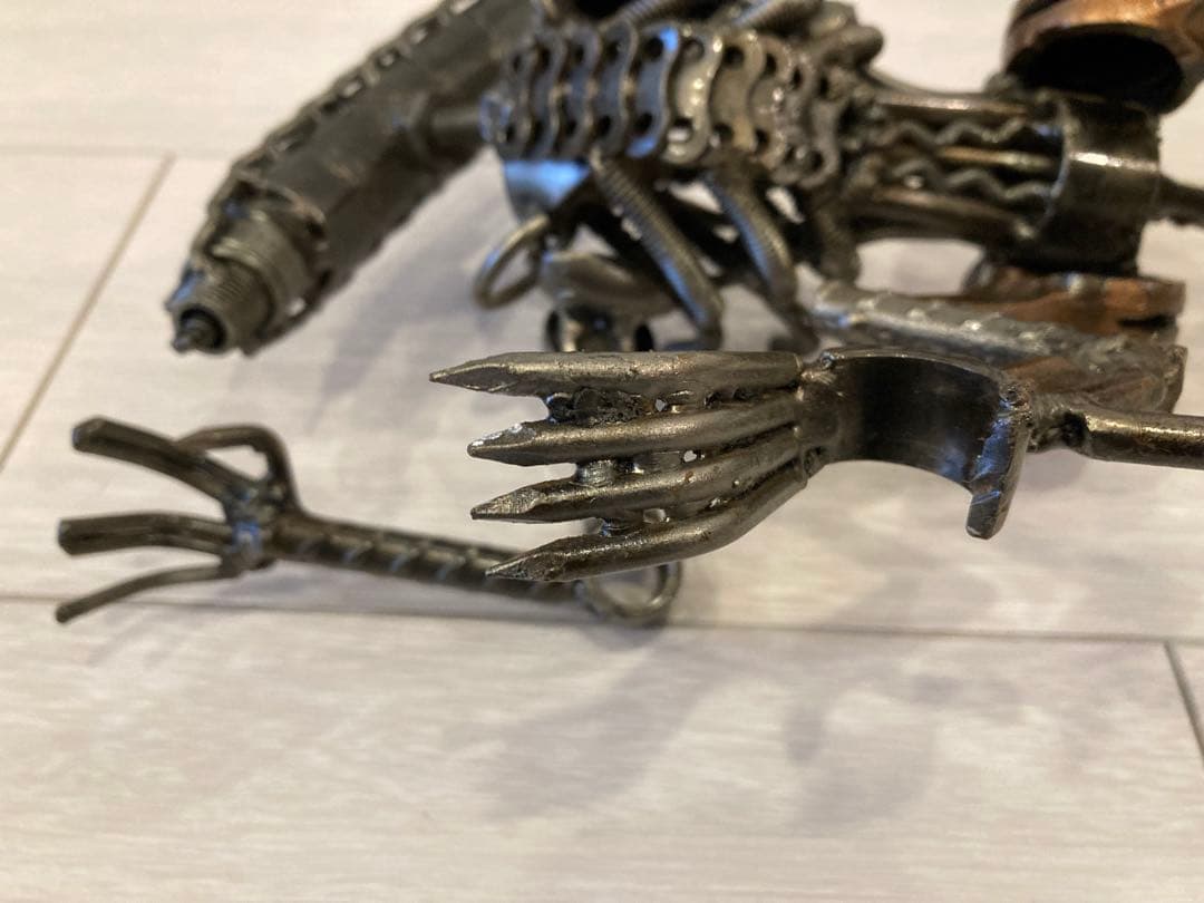 希少　一点物　エイリアン　フィギュア　鉄製　アイアンアート