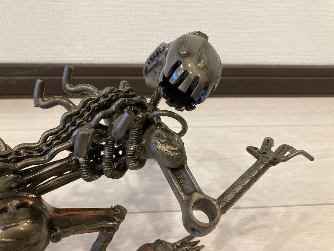 希少　一点物　エイリアン　フィギュア　鉄製　アイアンアート