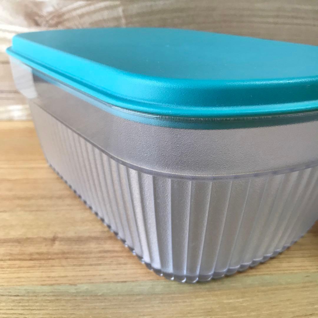 Tupperware タッパーウエア カバー付　クリアバスケット 2点セット