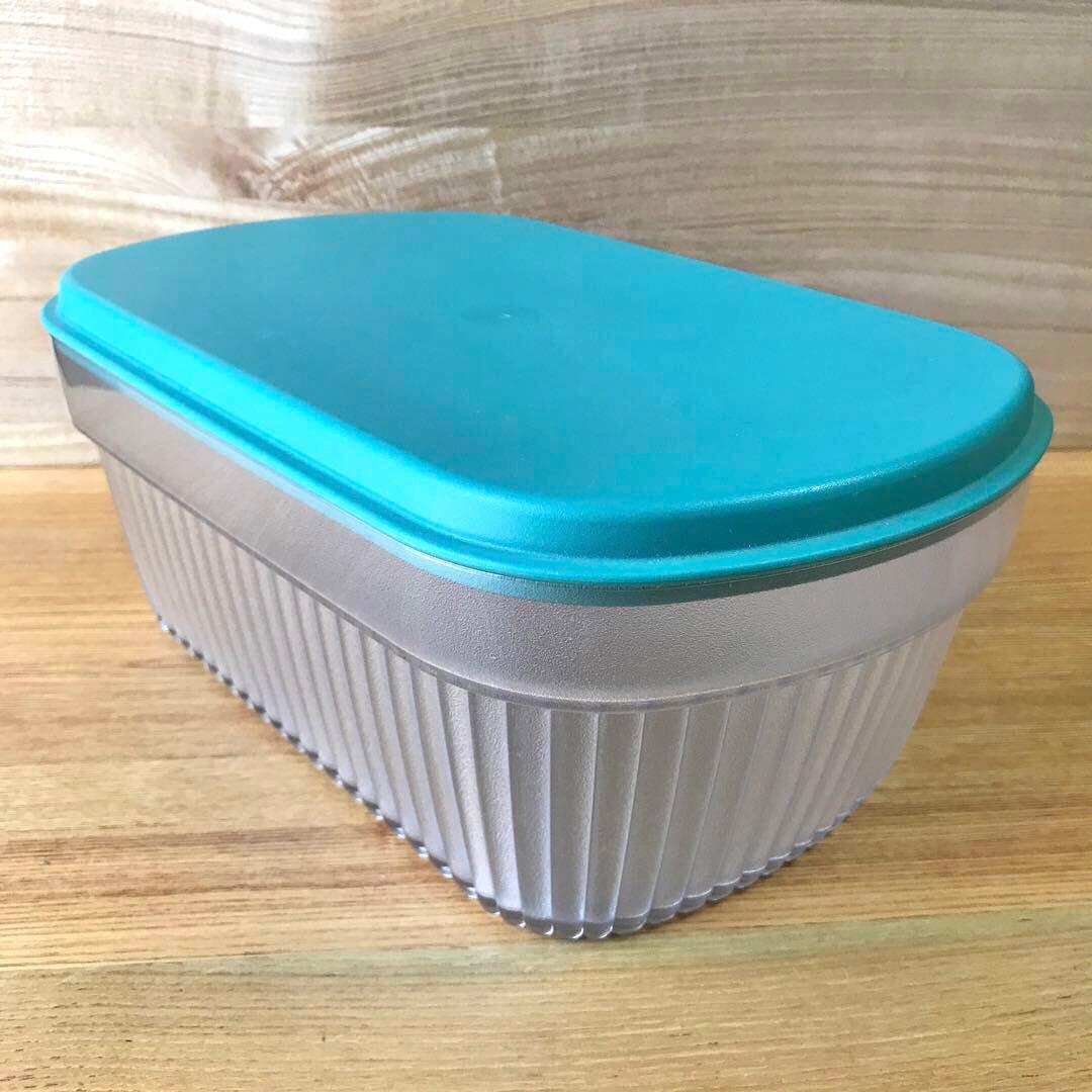 Tupperware タッパーウエア カバー付　クリアバスケット 2点セット