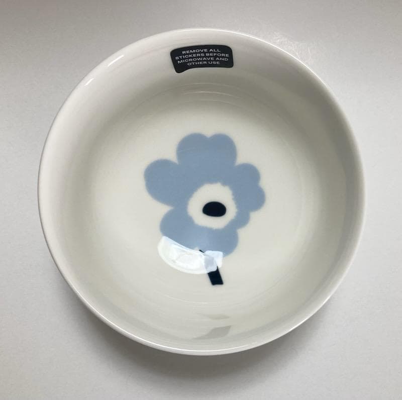 新品　マリメッコ ボウル 300ml　ウニッコ　ライトブルー　アジア限定