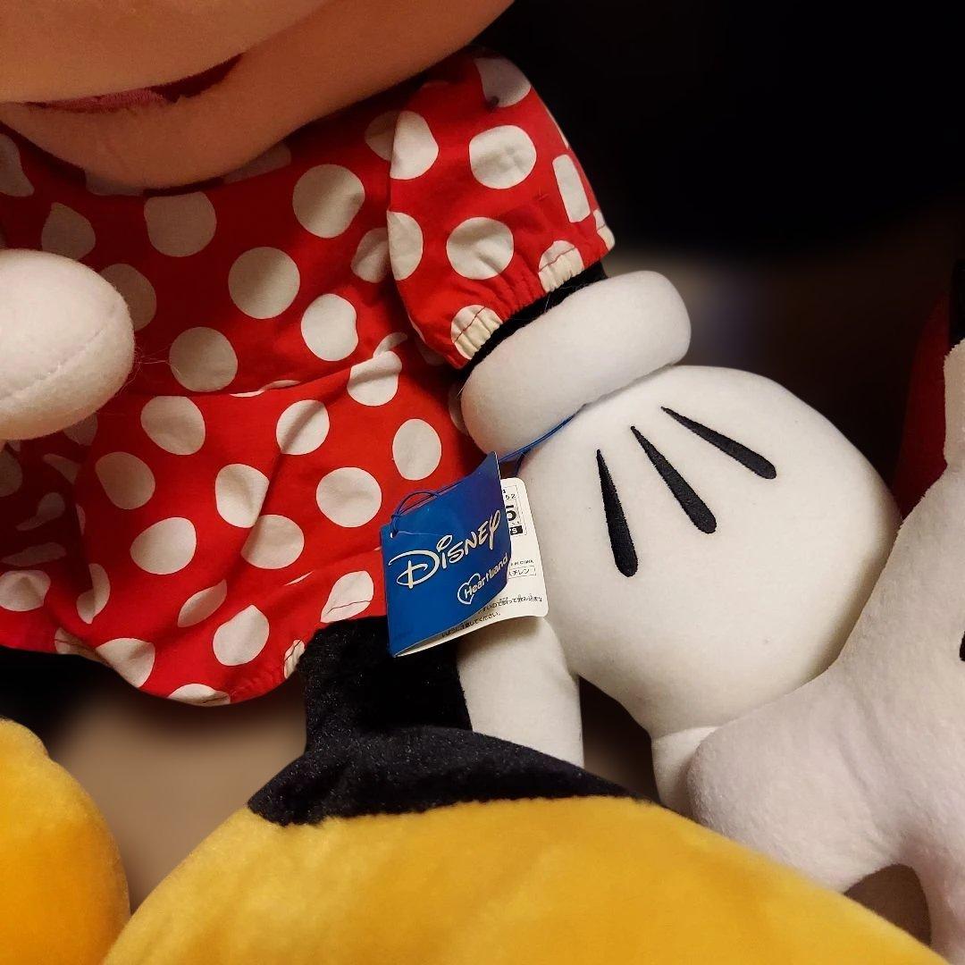 Disney 特大 ぬいぐるみ ミッキー ミニー 　セット　20年前 希少　レア