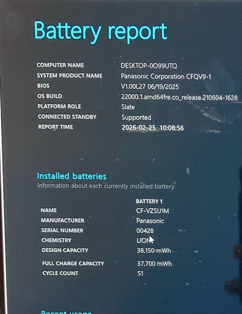 Let’s note CF-QV9R 第10世代 12.1型 高解像度 タッチ