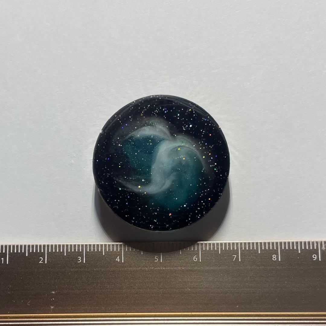 星降る夜桜-1 ハンドメイド ヘアゴム ブローチ ポニーフック キーホルダー