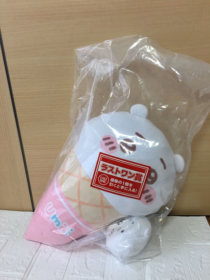 ちいかわ　一番くじ　ぬいぐるみ　プライズ　ハチワレ　スイーツショップ　ラストワン
