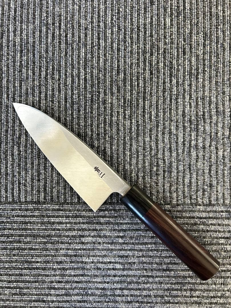 仙助 出刃包丁 150mm 紫檀丸柄 安来鋼青紙２号 越前打刃物 和包丁 ①