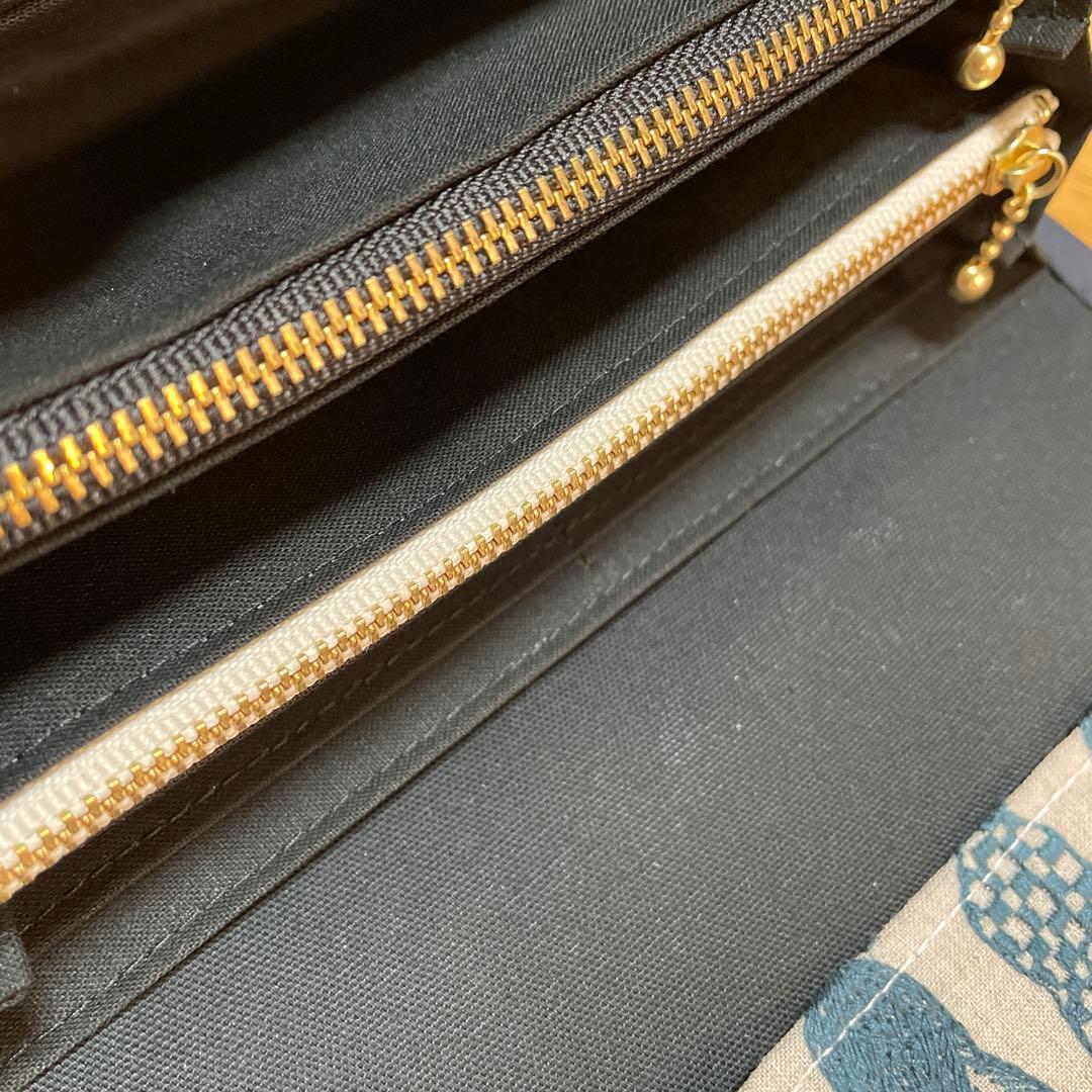 長財布　やりくり財布　ハンドメイド　ミナペルホネン