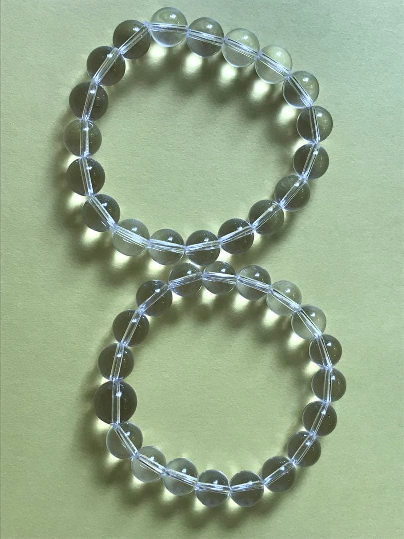 SALE‼️ブラジル産　螺旋水晶　右巻き.左巻きブレスレットセット