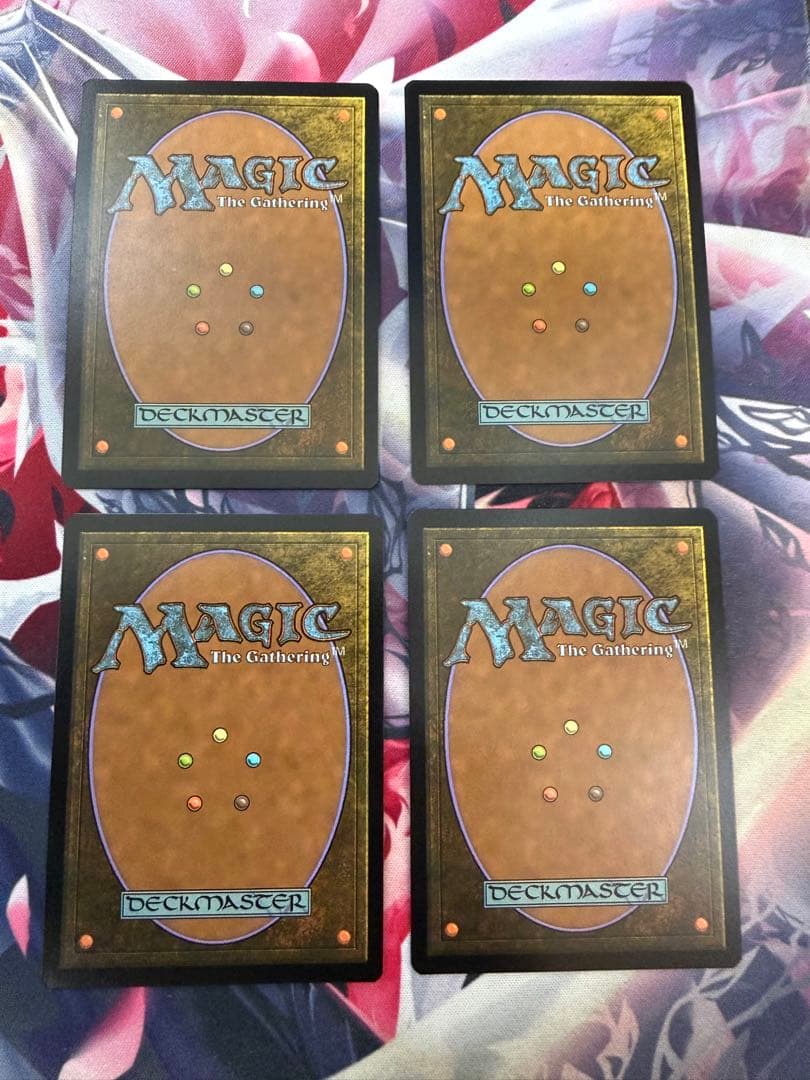 MTG 孤独 ボーダーレス版テクスチャーfoil 英語4枚セット
