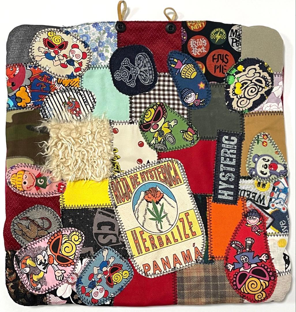 ヒスミニ ヒステリックミニ パッチワーク クッションカバー 枕カバー