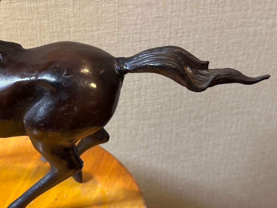 激安！ブロンズ製　左馬
