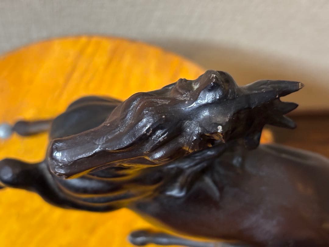 激安！ブロンズ製　左馬