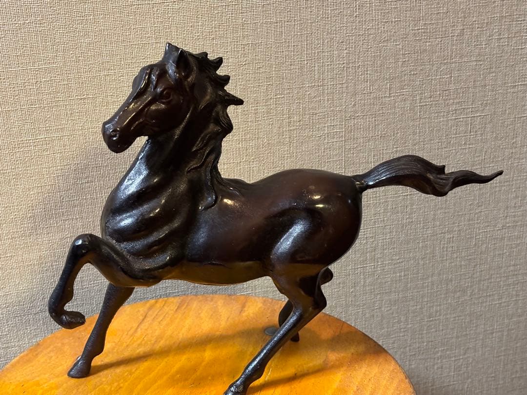 激安！ブロンズ製　左馬